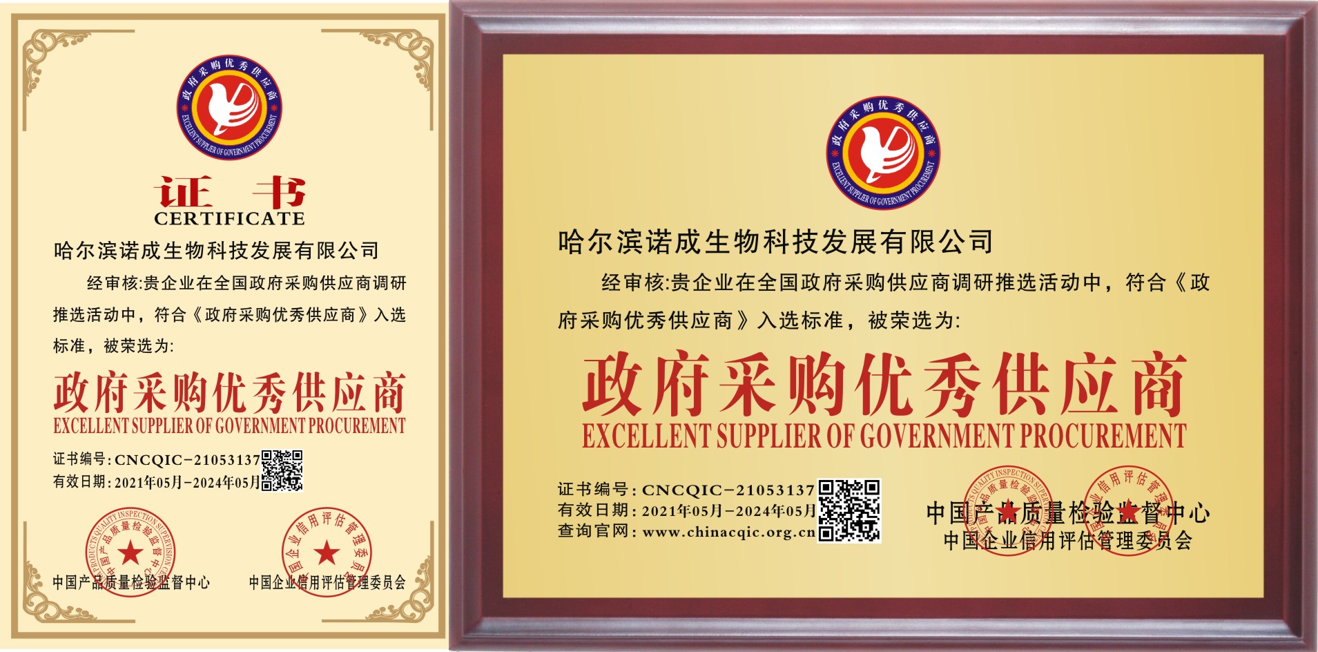 政府采购优秀供应商